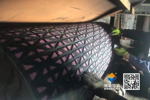 【案例】南宫NG28陶瓷滚筒包胶：火电输煤系统耐磨十年验证
