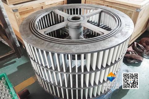 高炉矿渣分级用卡槽式锆铝复合陶瓷内衬分级轮——高硬度高韧性，终结频仍更